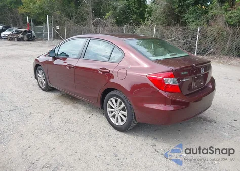 2012 Honda Civic Ex-L из США, поврежденный, VIN 19XFB2F90CE348334